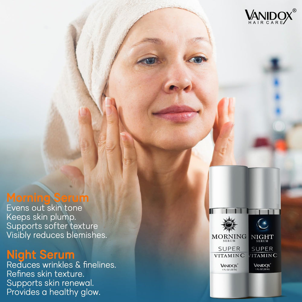 VANIDOX sérum vitamine C – utilisation nuit pour soutien réparateur discret.