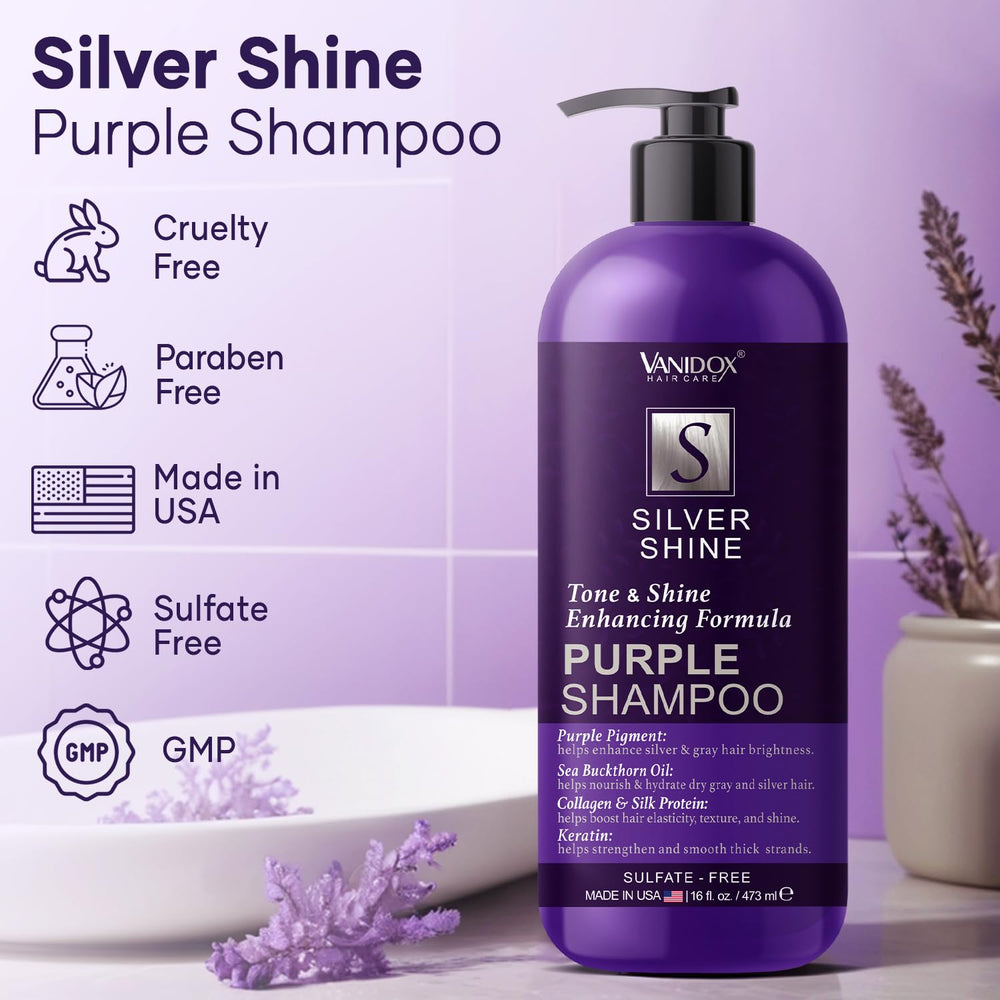 VANIDOX Shampoing Violet – mousse crèmeuse facilitant l’application.