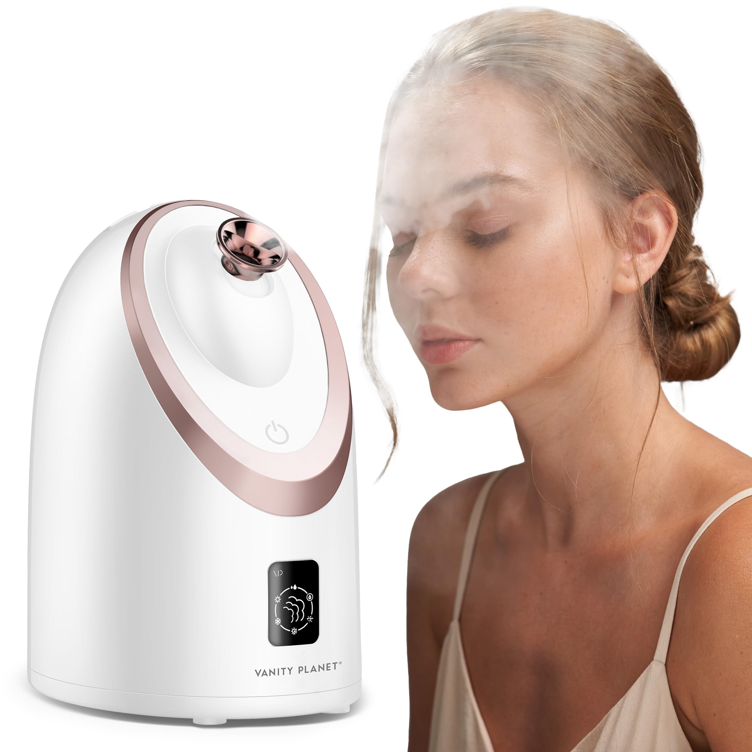 Senia Steamer Vanity Planet : aperçu produit pour une expérience spa à domicile.