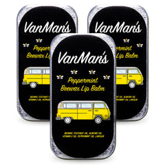 The VanMan baume lèvres menthe pack3 – texture douce et hydratante