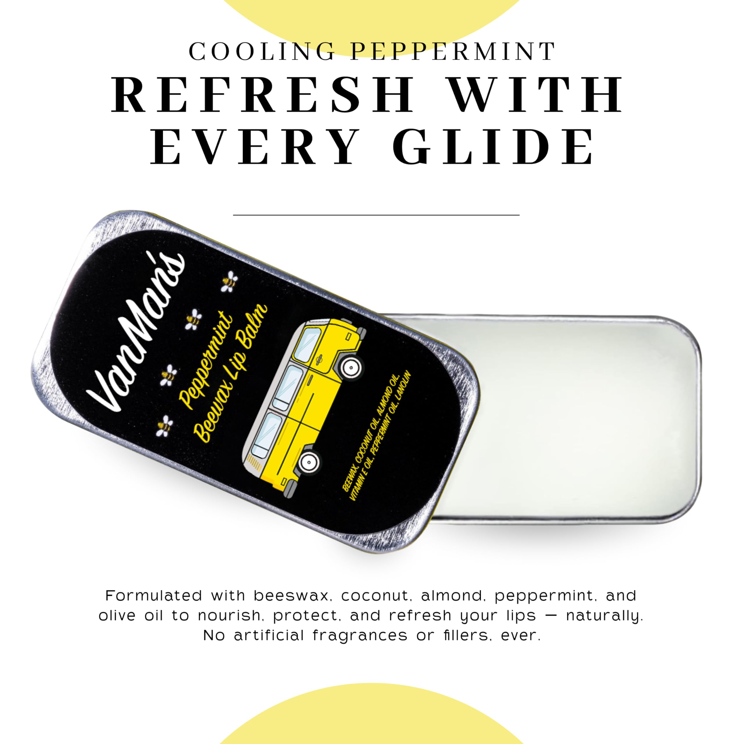VanMan baume vitamine E – douceur et protection des lèvres