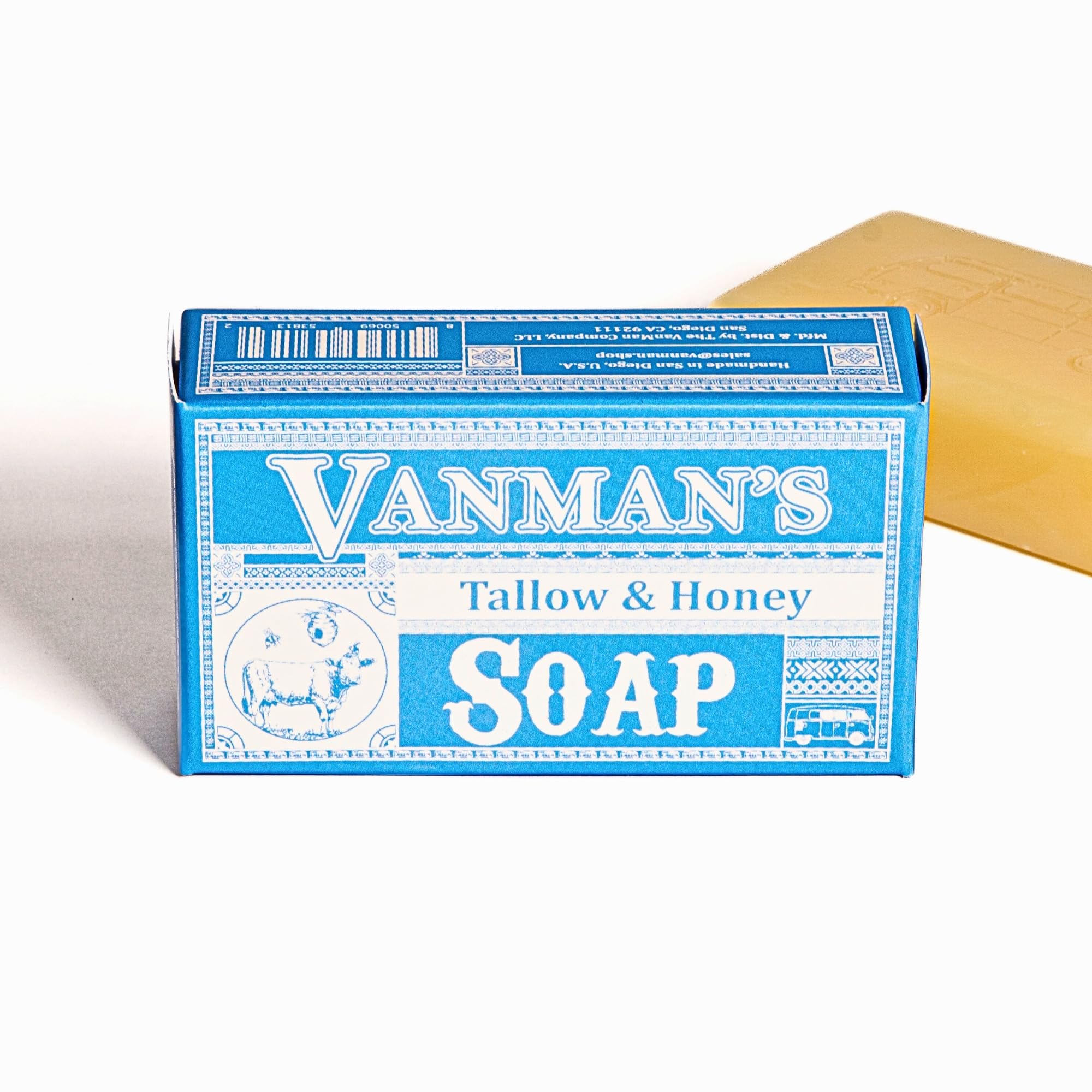 VanMan savon composition-simple sans additifs, peau nette.
