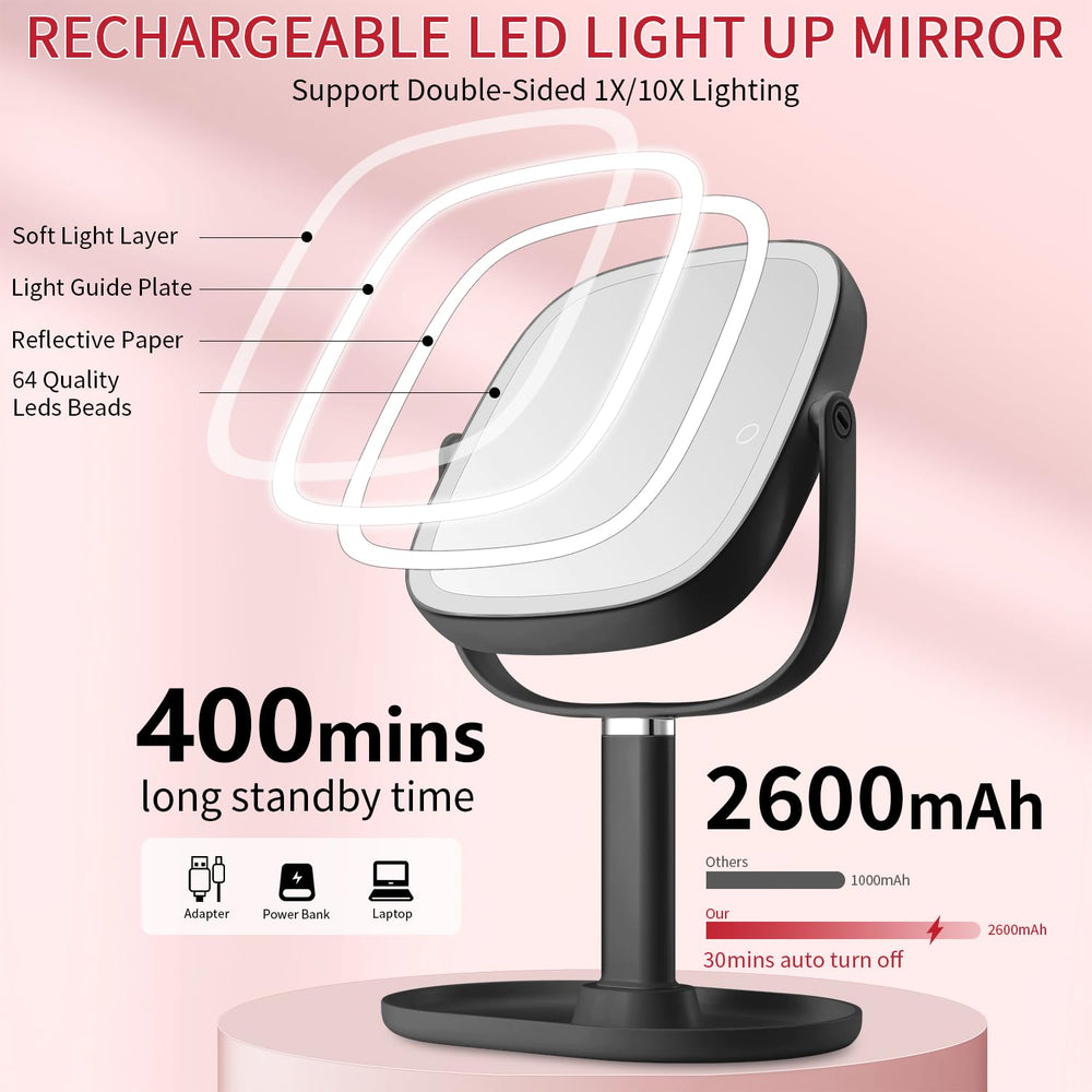 Miroir Vanmirr avec grossissement 10x pour détails fins