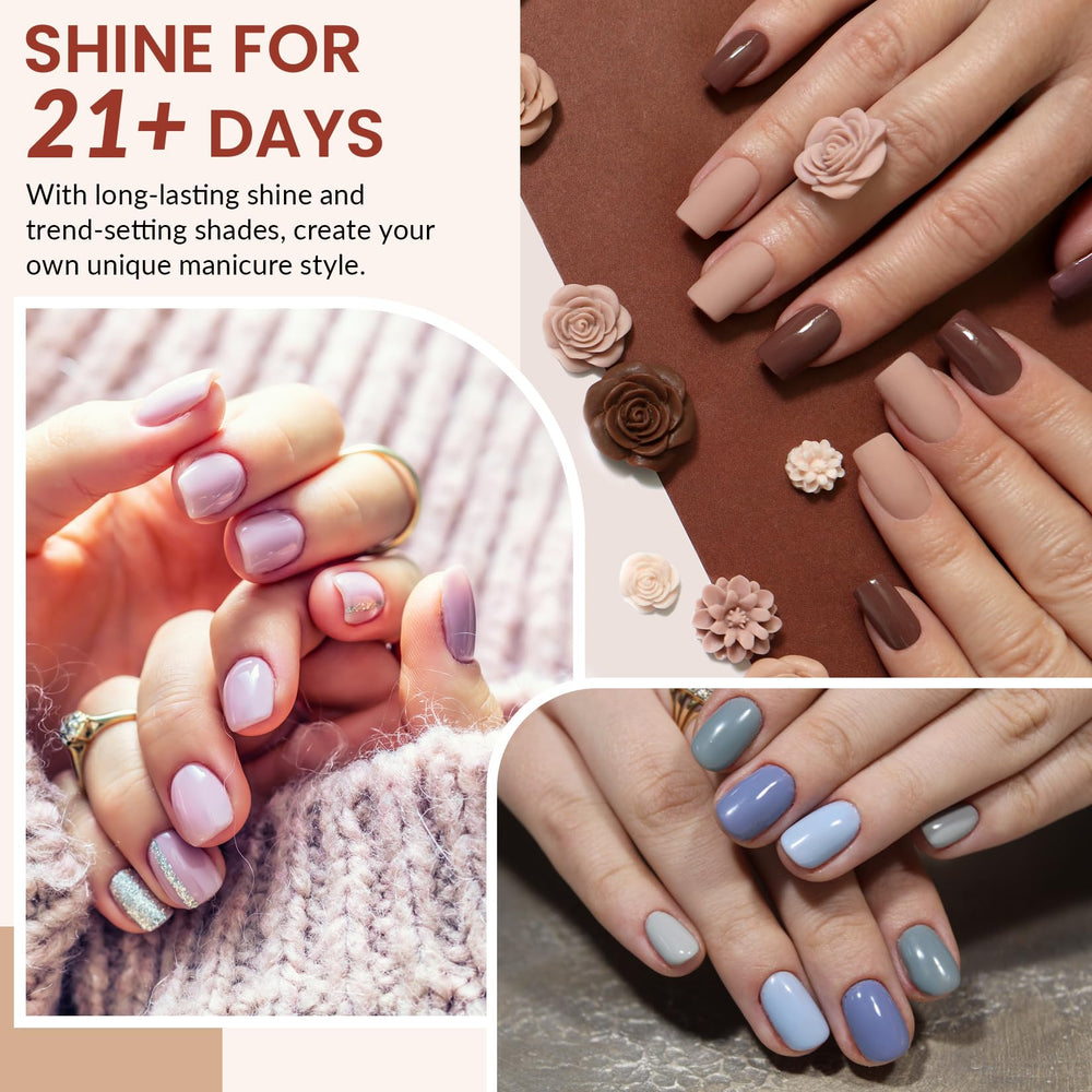 Base coat VANREESA et vernis gel pour une adhérence et une finition durables.