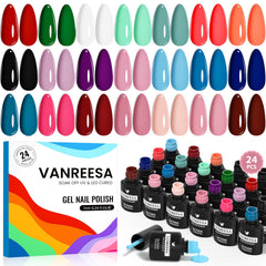 VANREESA ensemble vernis gel 21 couleurs pour différents styles