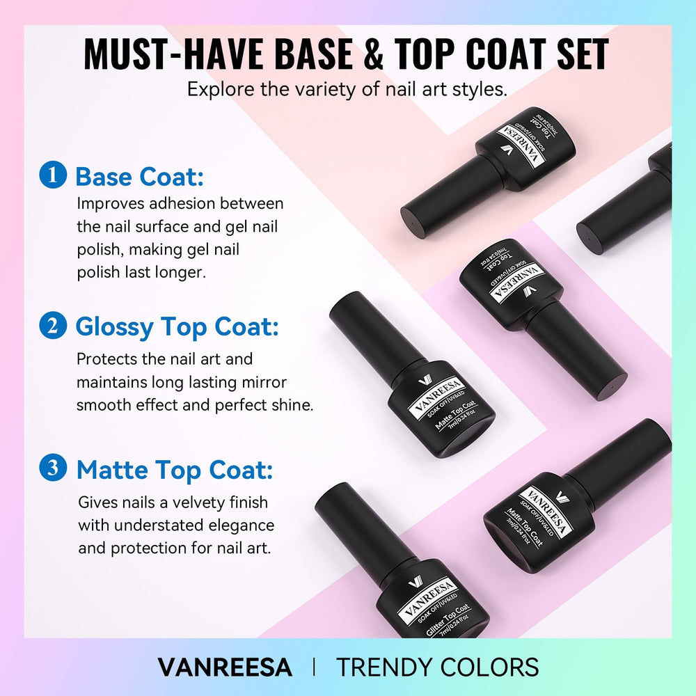 VANREESA palette-couleurs-vernis-gel facilite des looks variés