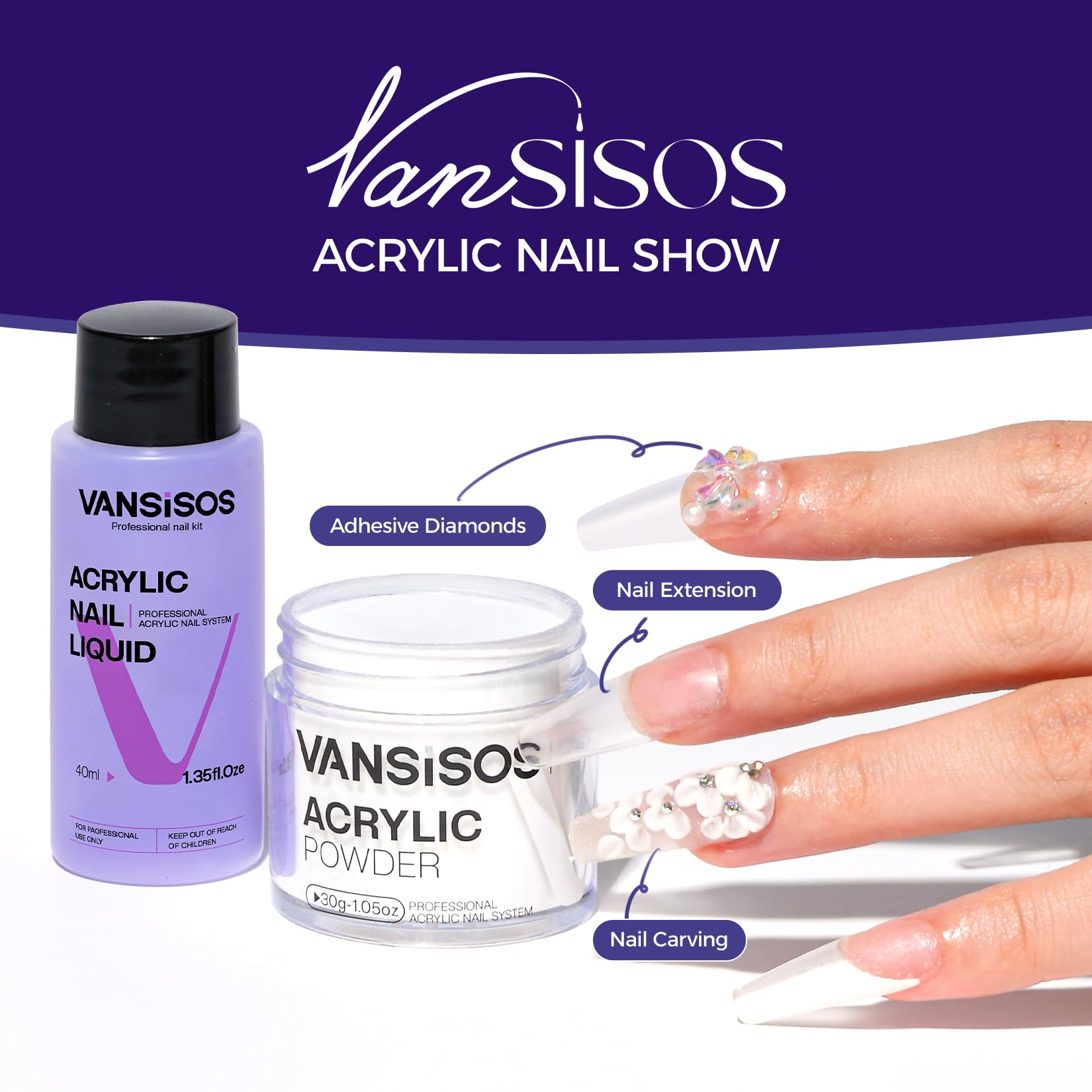 VANSISOS kit-accessoires-base pour démarrer une manucure maison.