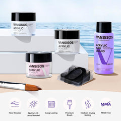 Kit VANSISOS : liquide acrylique pour collage et modelage faciles