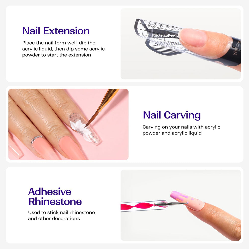Kit VANSISOS : pinceaux acrylique pour mélange et application précis