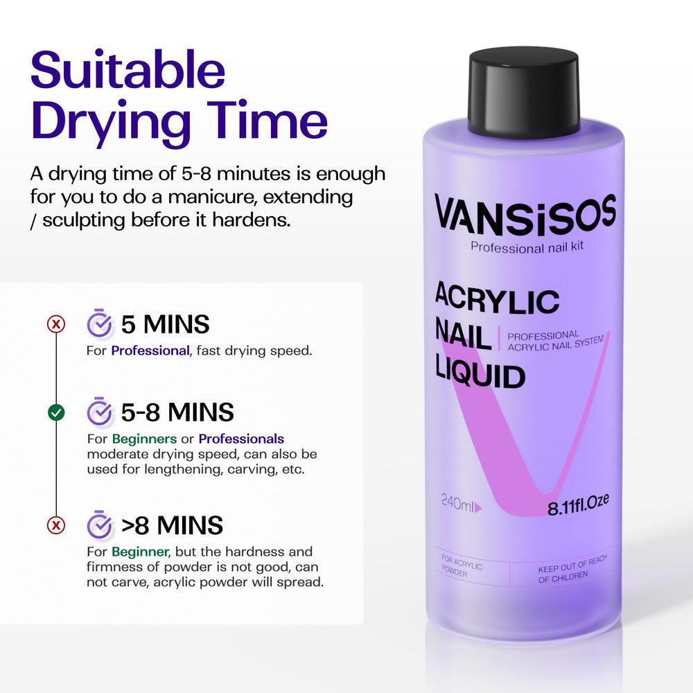 Liquide sans MMA VANSISOS, formulation sûre et odeur faible.