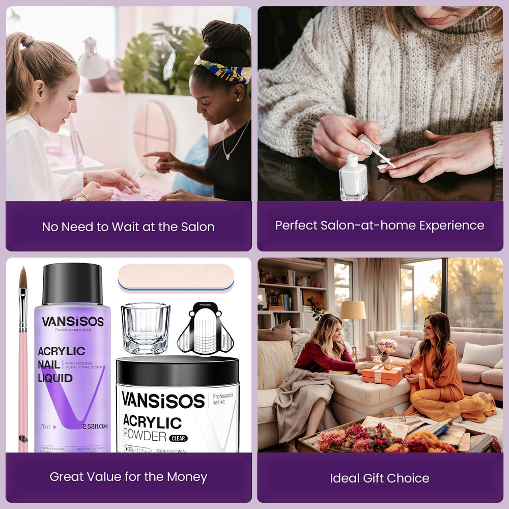 VANSISOS résultats finis : ongles brillants et propres
