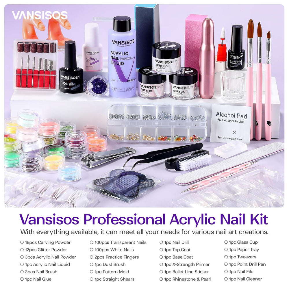VANSISOS perceuse ongles électrique – outil polyvalent pour limage, façonnage et polissage.