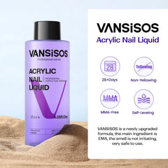 VANSISOS Pinceau Acrylique Ongles, contrôle précis des perles