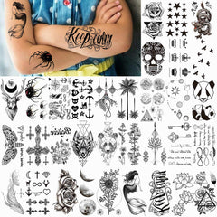 Tatouages VANTATY designs réalistes pour adultes et enfants.