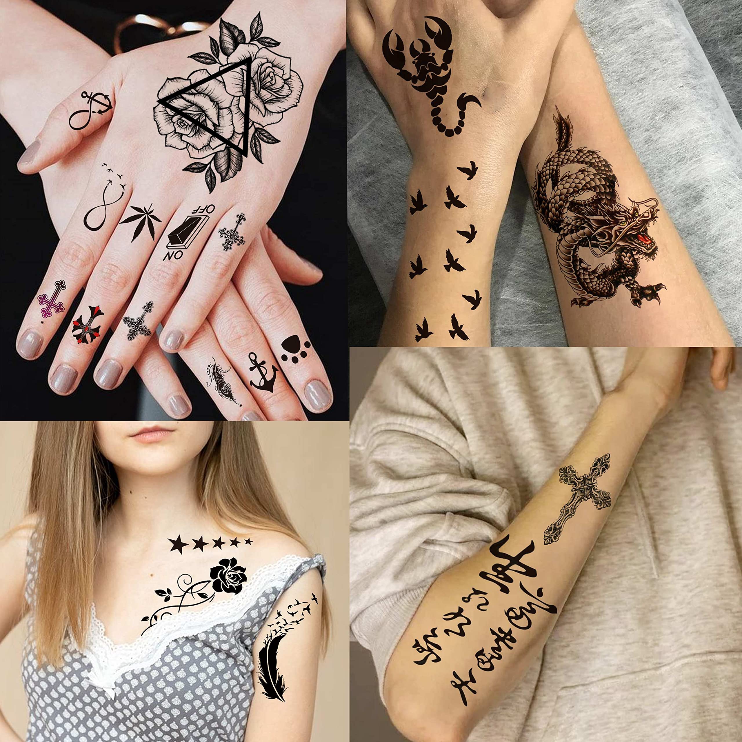 Tatouage VANTATY étanche, tenue durable même sous la douche.