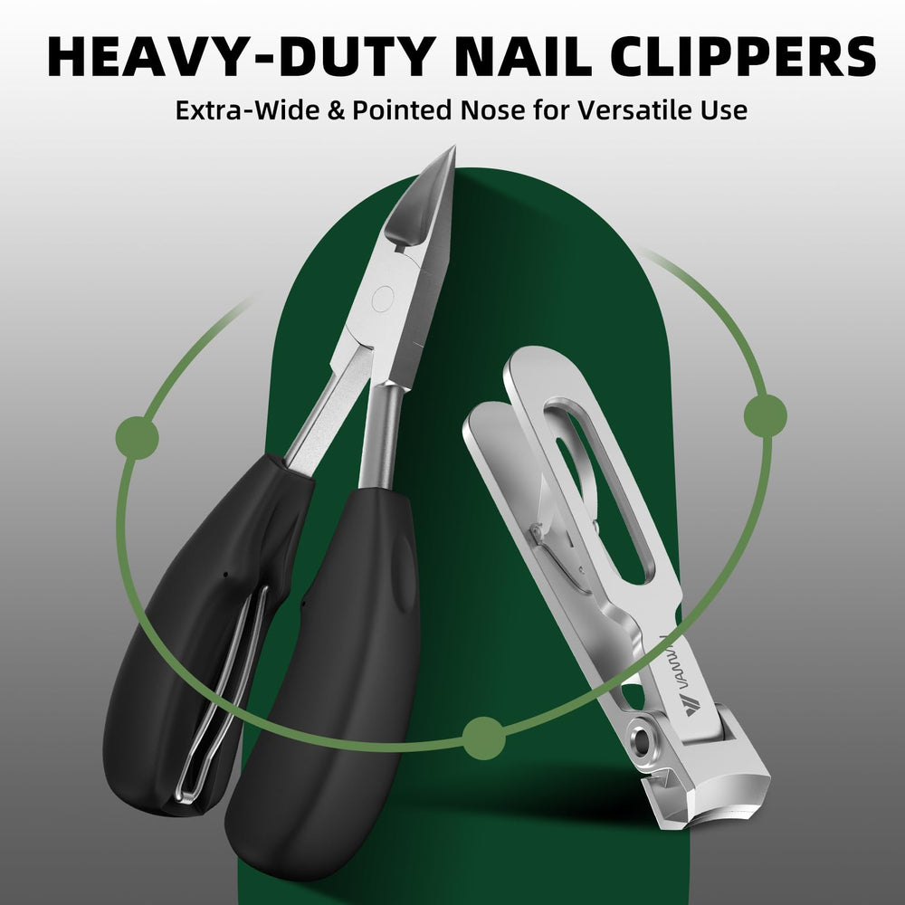 VANWIN coupe-ongles 37 mm pour contours précis des ongles épais