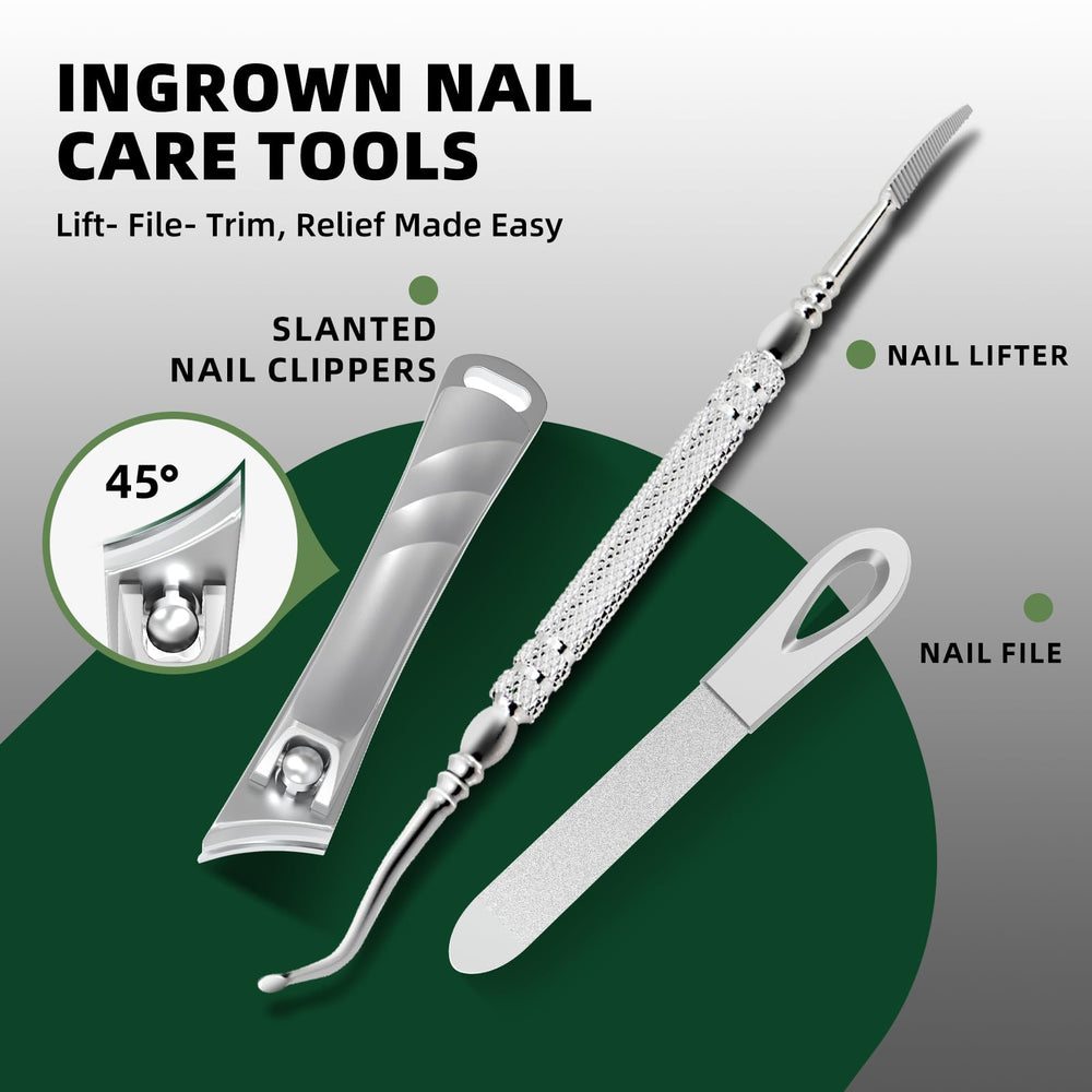 VANWIN ensemble 5 outils de pédicure complet pour soins à domicile