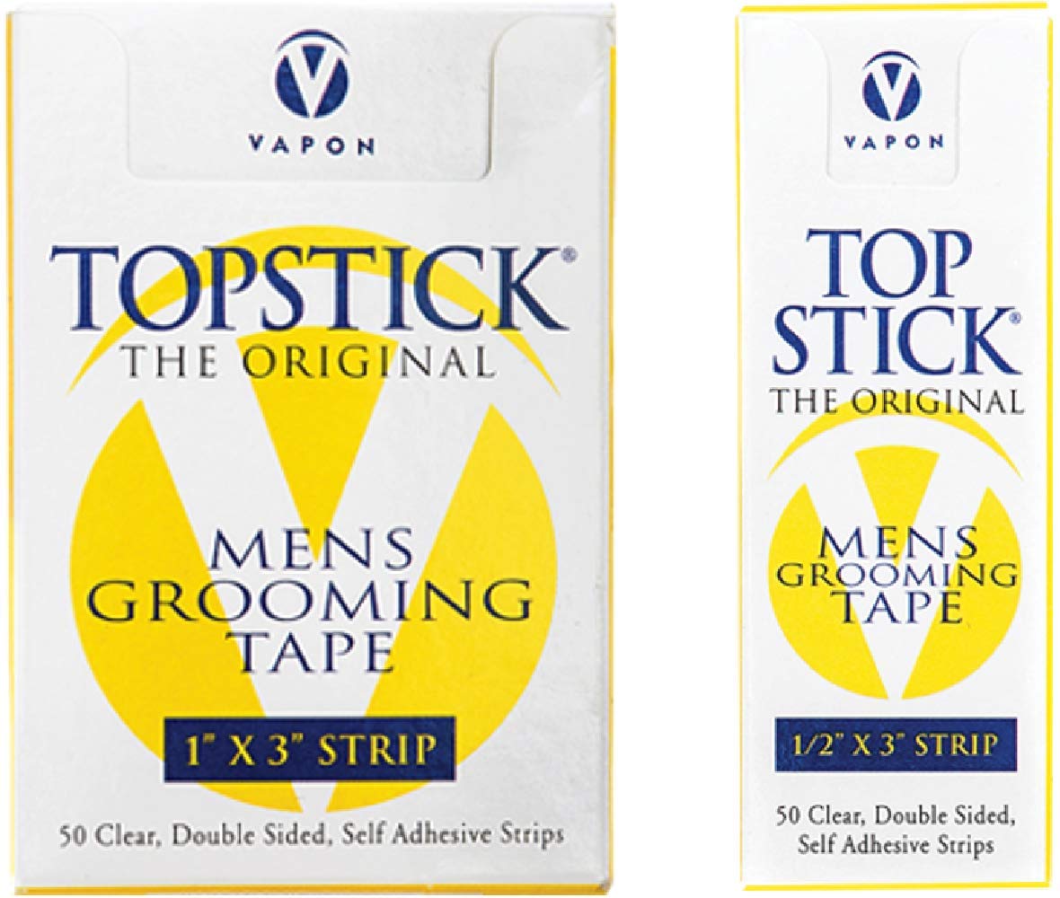 Vapon Topstick : ruban adhésif double-face clair pour un maintien discret et fiable en soin et coiffage