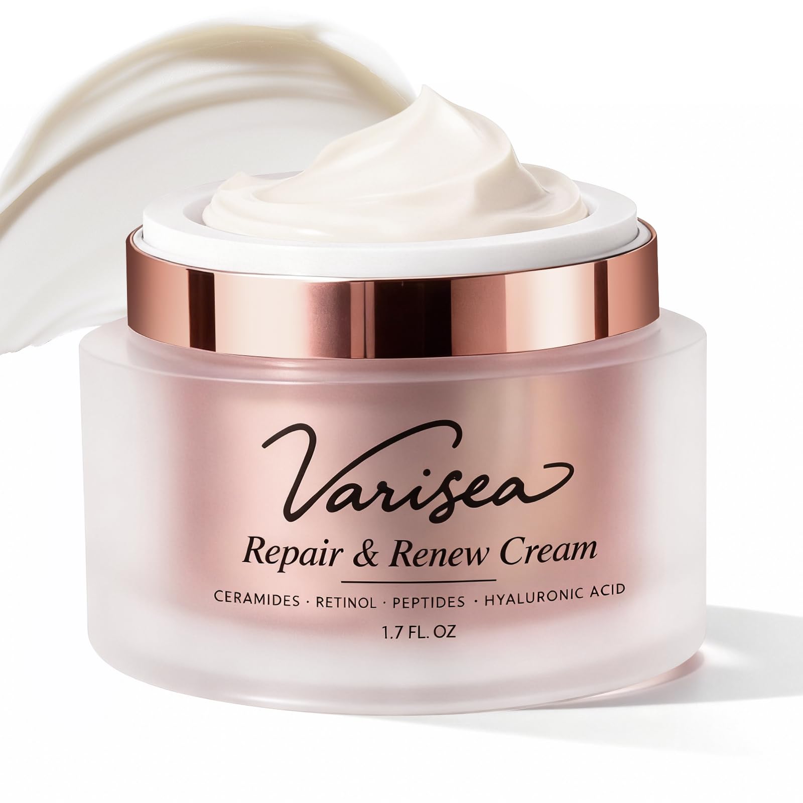 Varisea Crème Visage réparatrice dans son pot, soin nourrissant.