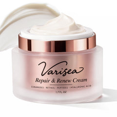 Varisea Crème Visage réparatrice dans son pot, soin nourrissant.