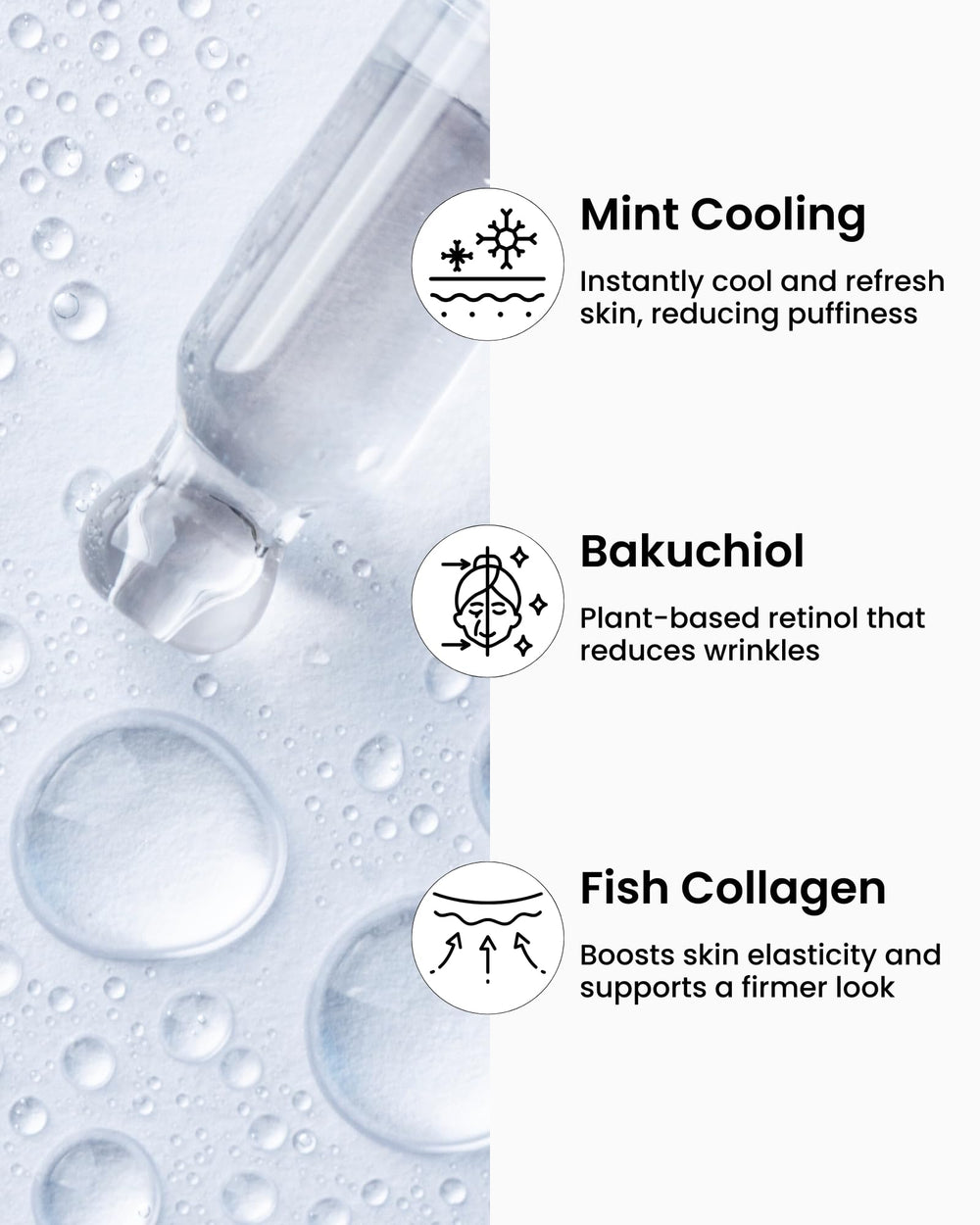 VAROL Ice Roll Serum bakuchiol — option végétale pour peau lisse.