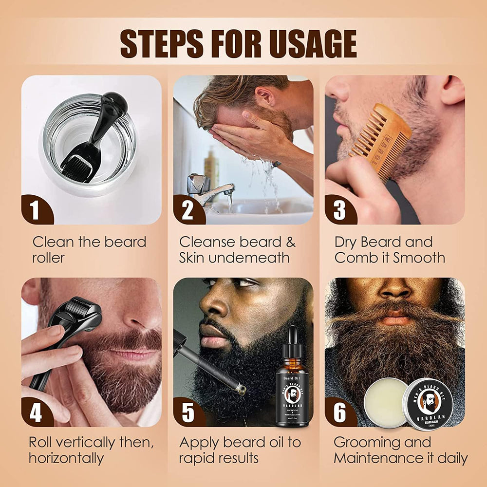 Livre électronique Varolan: conseils pratiques pour l’entretien de la barbe.