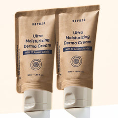 Varuza Crème Derma Ultra Hydratante dans son emballage en papier pour une hydratation responsable