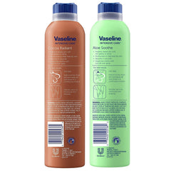 Vaseline Aloe Soothe Spray, flacon apaisant pour peaux sèches et irritées