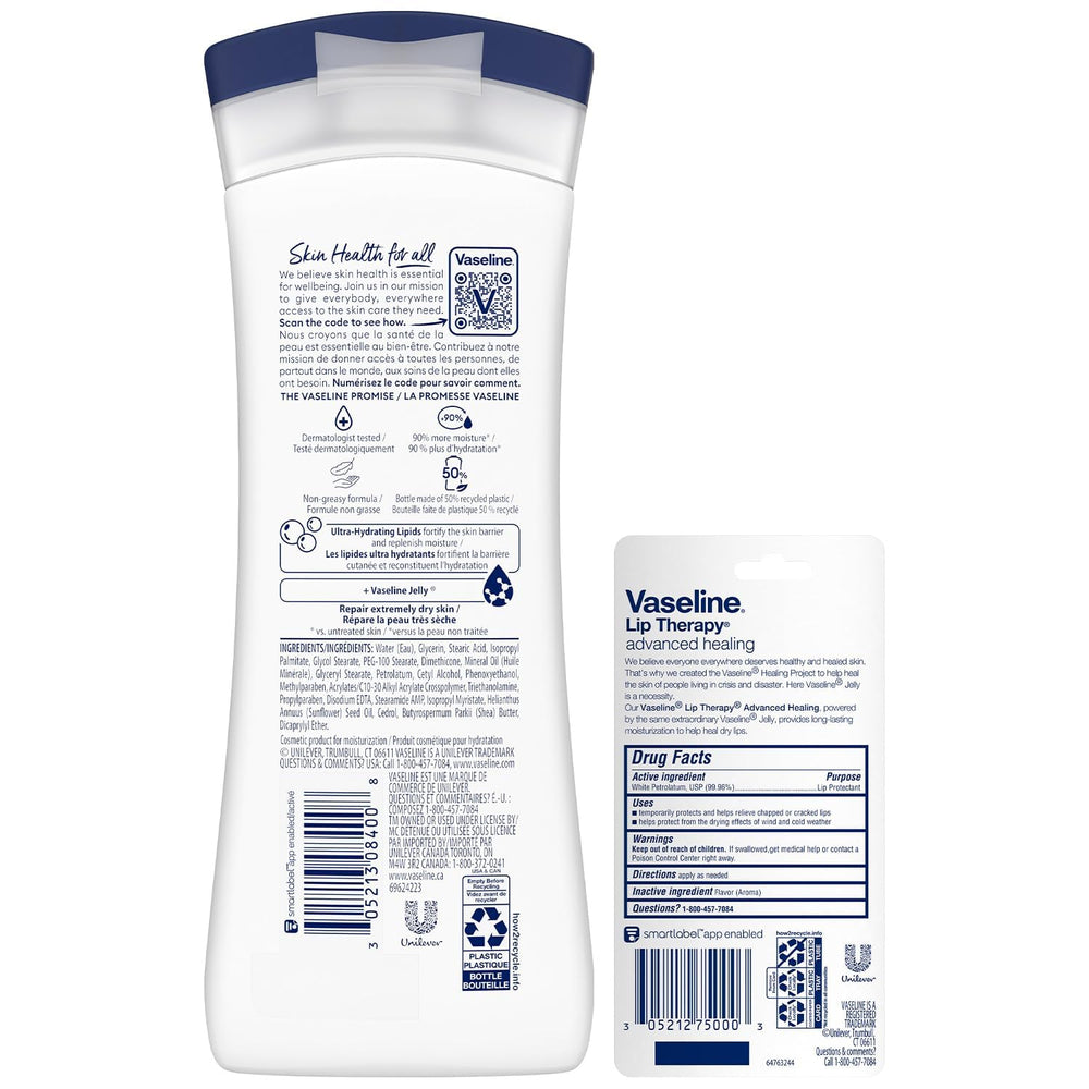 Baume Lèvres Vaseline tube de 10 ml, soulagement immédiat