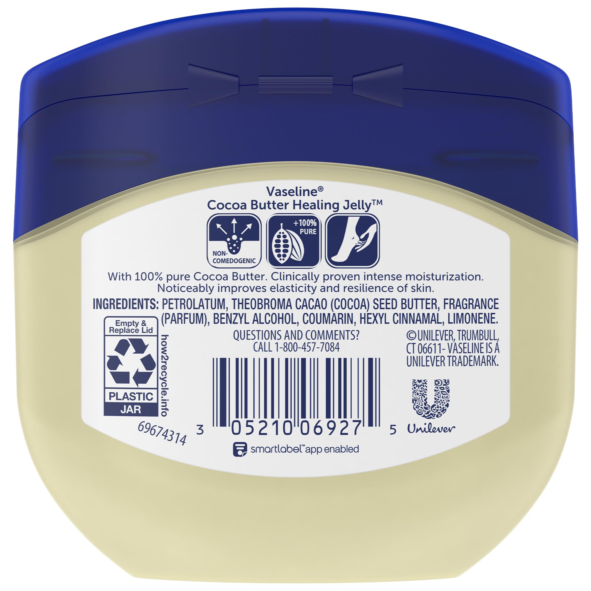 Lot de 3 Vaseline Blueseal Jelly, soin polyvalent pour la peau