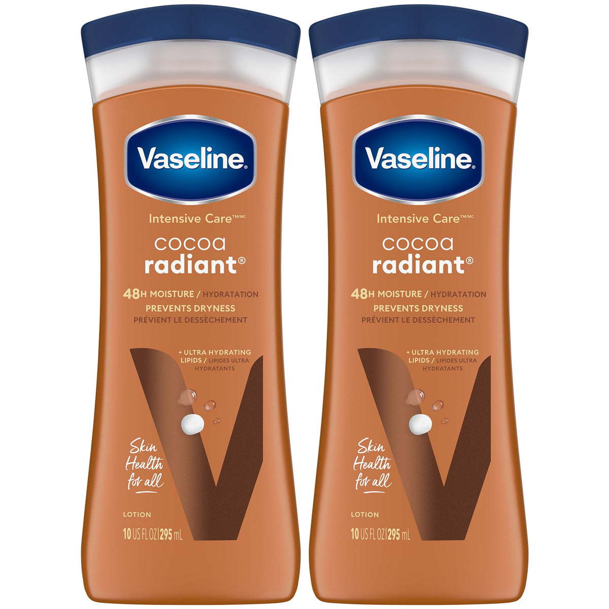 Vaseline Cocoa Radiant: lotion mains hydratante à absorption rapide.