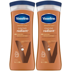 Vaseline Cocoa Radiant: lotion mains hydratante à absorption rapide.