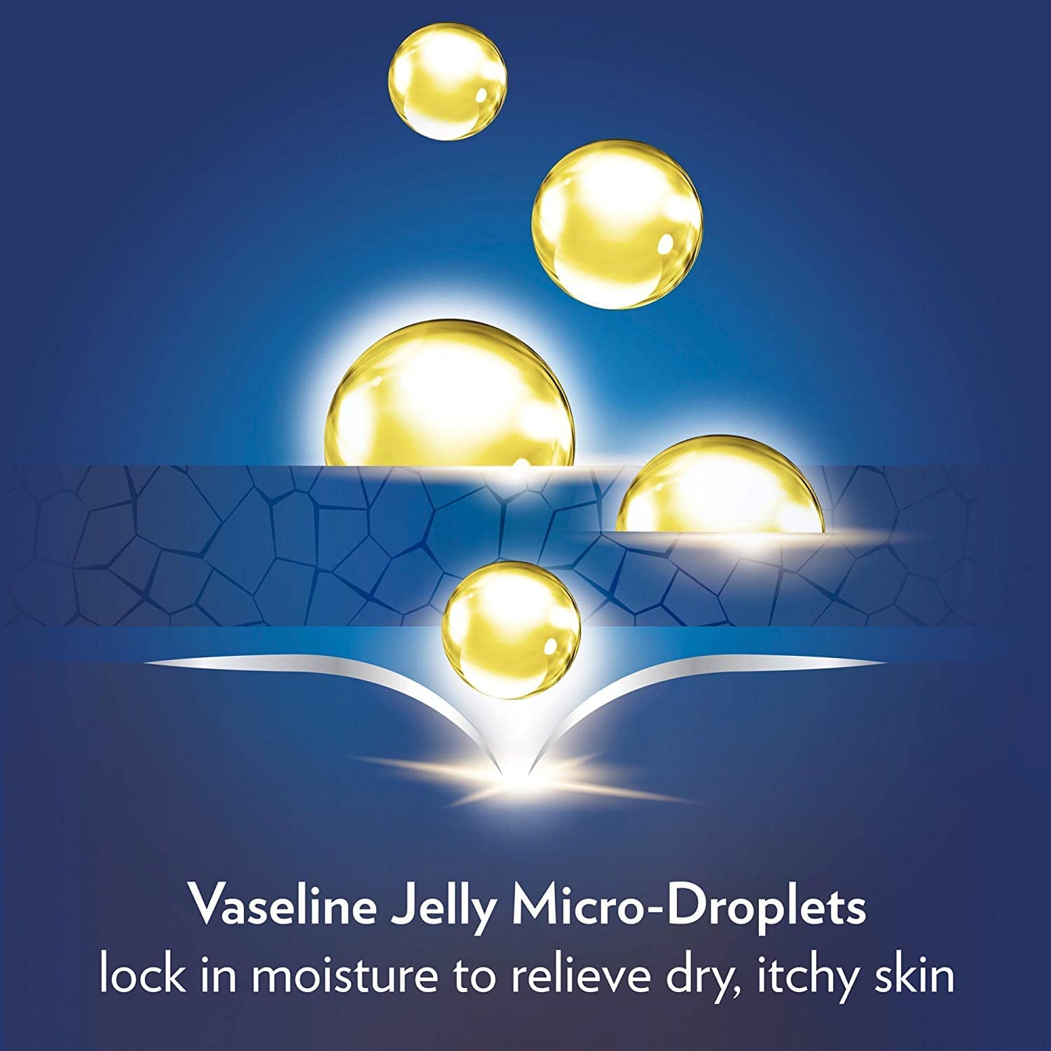 Spray Vaseline Cocoa Radiant en action sur la peau