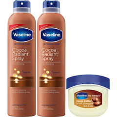 Vaseline Cocoa Radiant Spray Flacon pour hydratation légère et peau douce