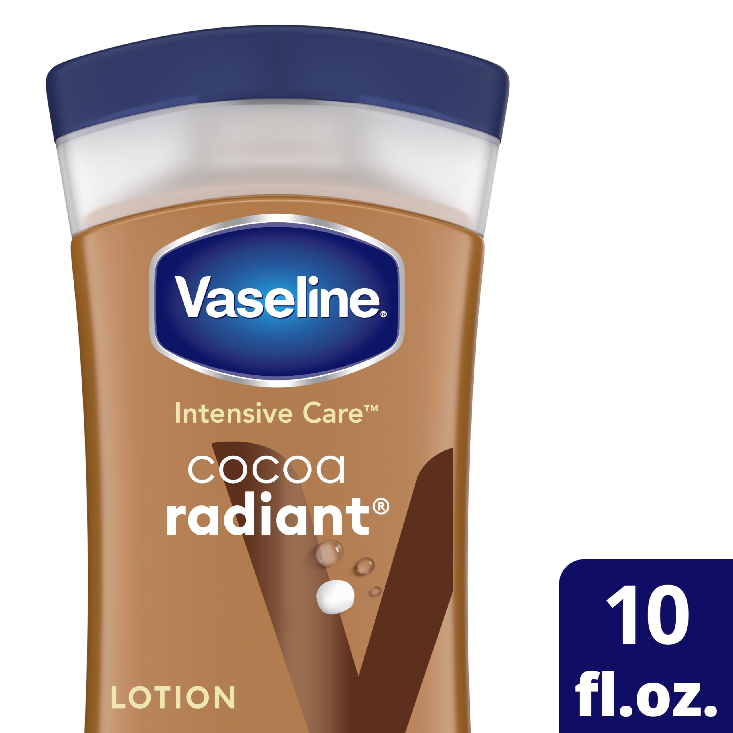 Vaseline Cocoa Radiant: usage quotidien pour peau douce et hydratée.