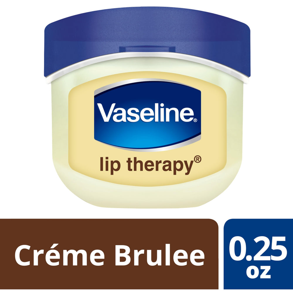 Vaseline Soin Lèvres Crème Brûlée Mini – format portable prêt à l’emploi.