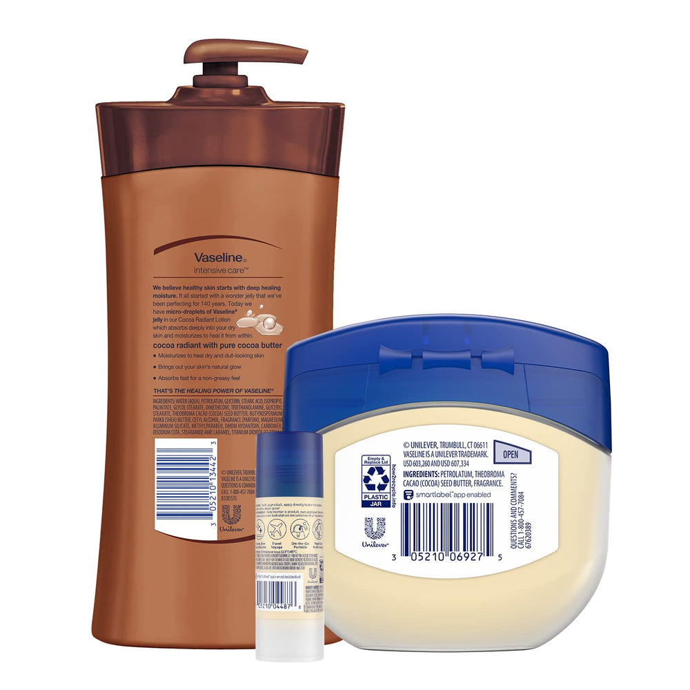 Vaseline gelée guérisseuse beurre cacao en tube, soin concentré pour zones sèches.