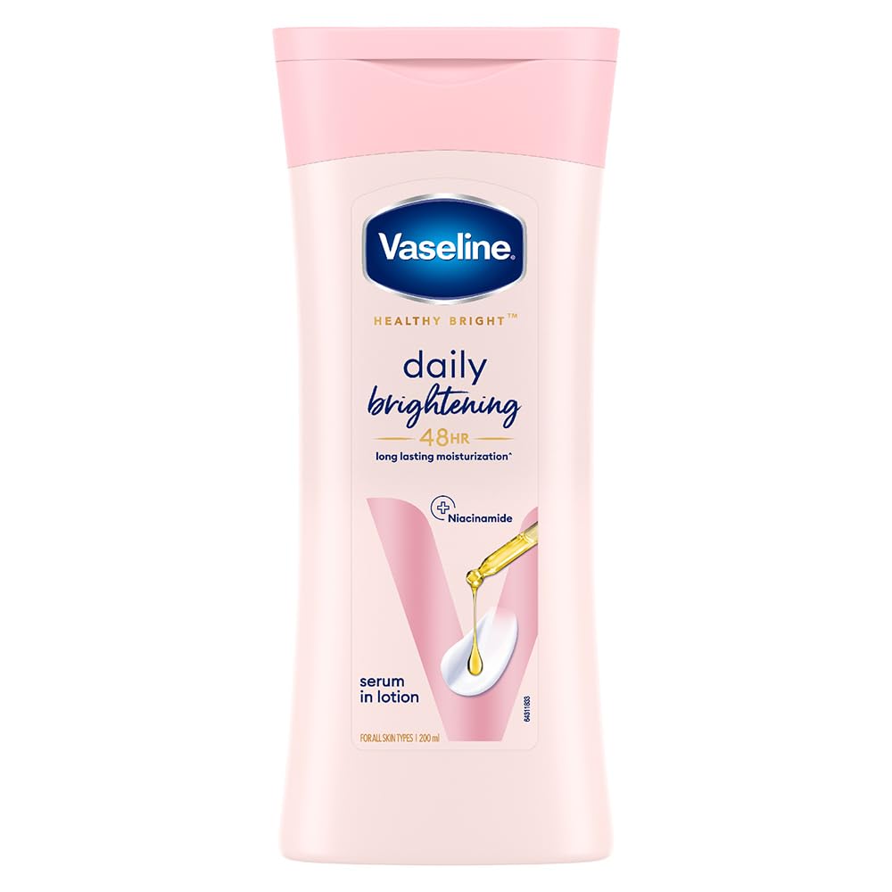Vaseline Healthy Daily Body Lotion flacon pratique et hydratation quotidienne.