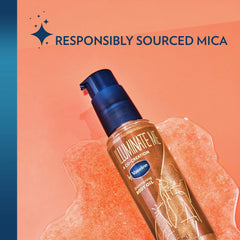 Vaseline Illuminate Me Rituel d’application offrant une brillance subtile.