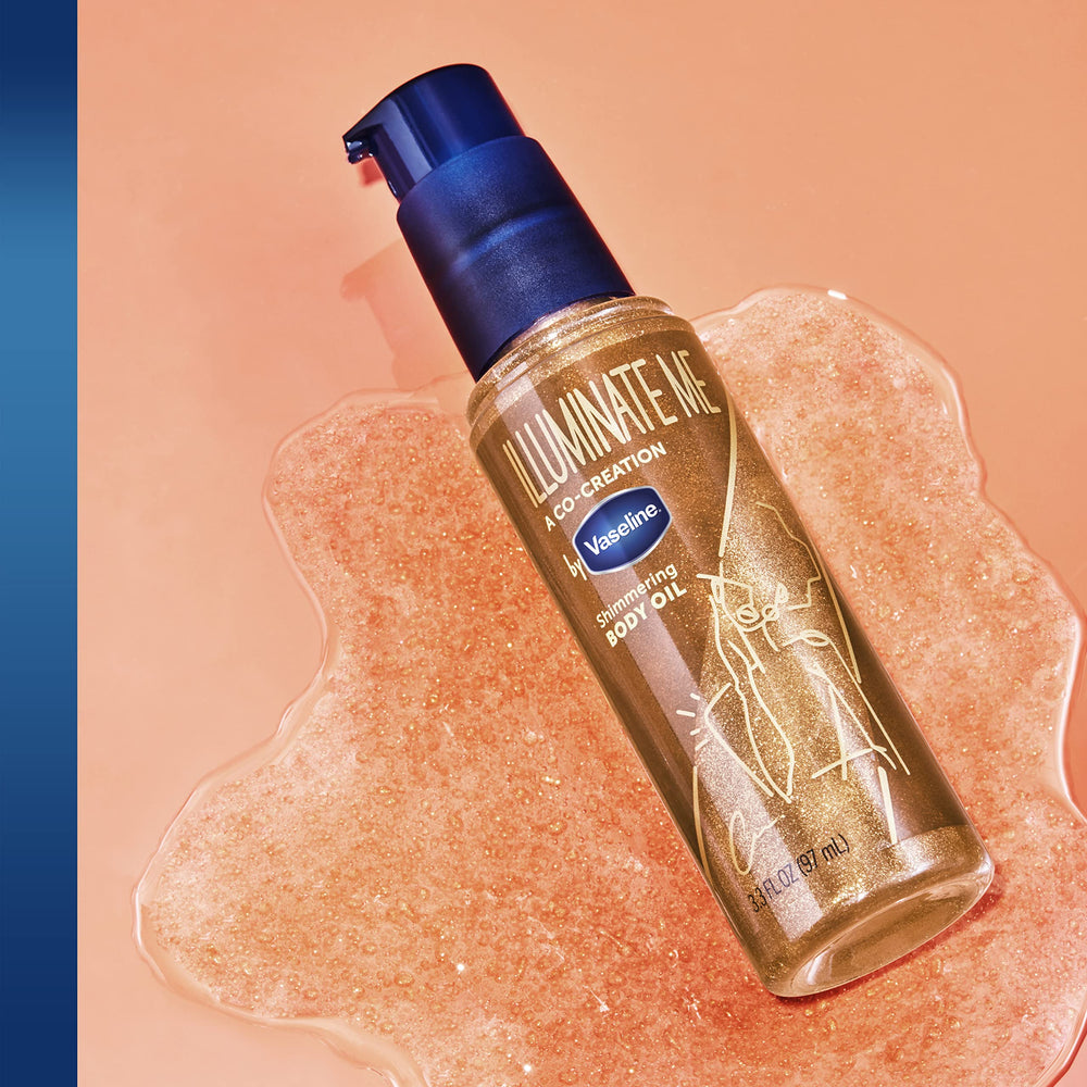 Peau à mélanine élevée avec éclat naturel grâce à Vaseline Illuminate Me