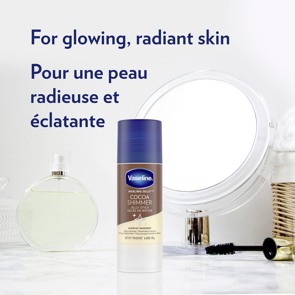 Vaseline ingrédients cacao beurre riche, parfum doux et soin nourrissant.