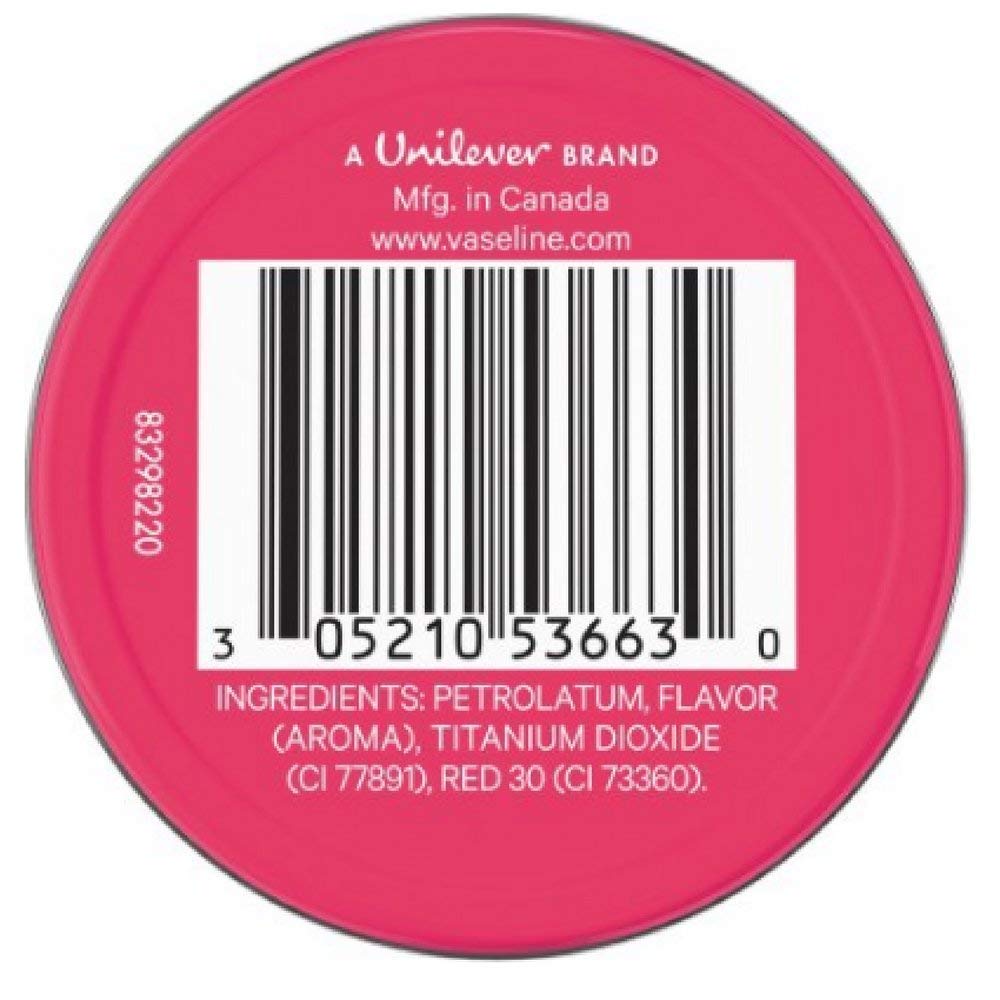 Vaseline Lèvres hydratation prolongée, texture lisse et brillance légère.