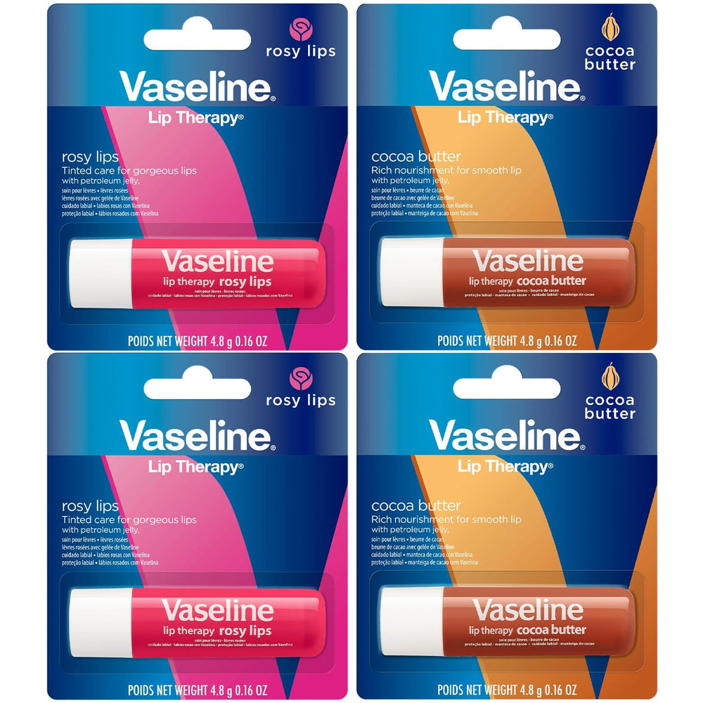 Vaseline Lip Therapy Lèvres Rosées, baume rosé pour lèvres douces et lumineuses.
