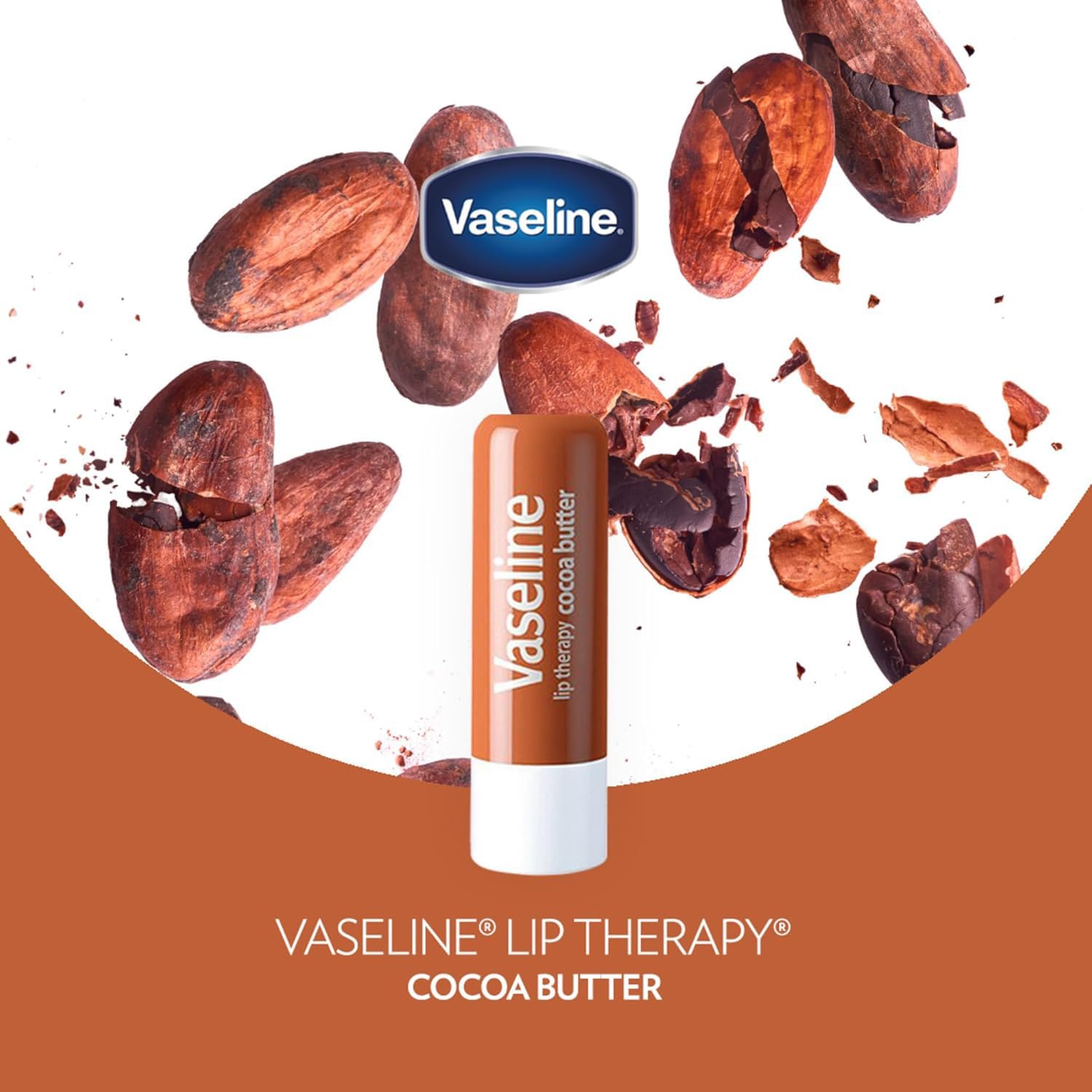 Application sur les lèvres avec beurre de cacao, texture douce