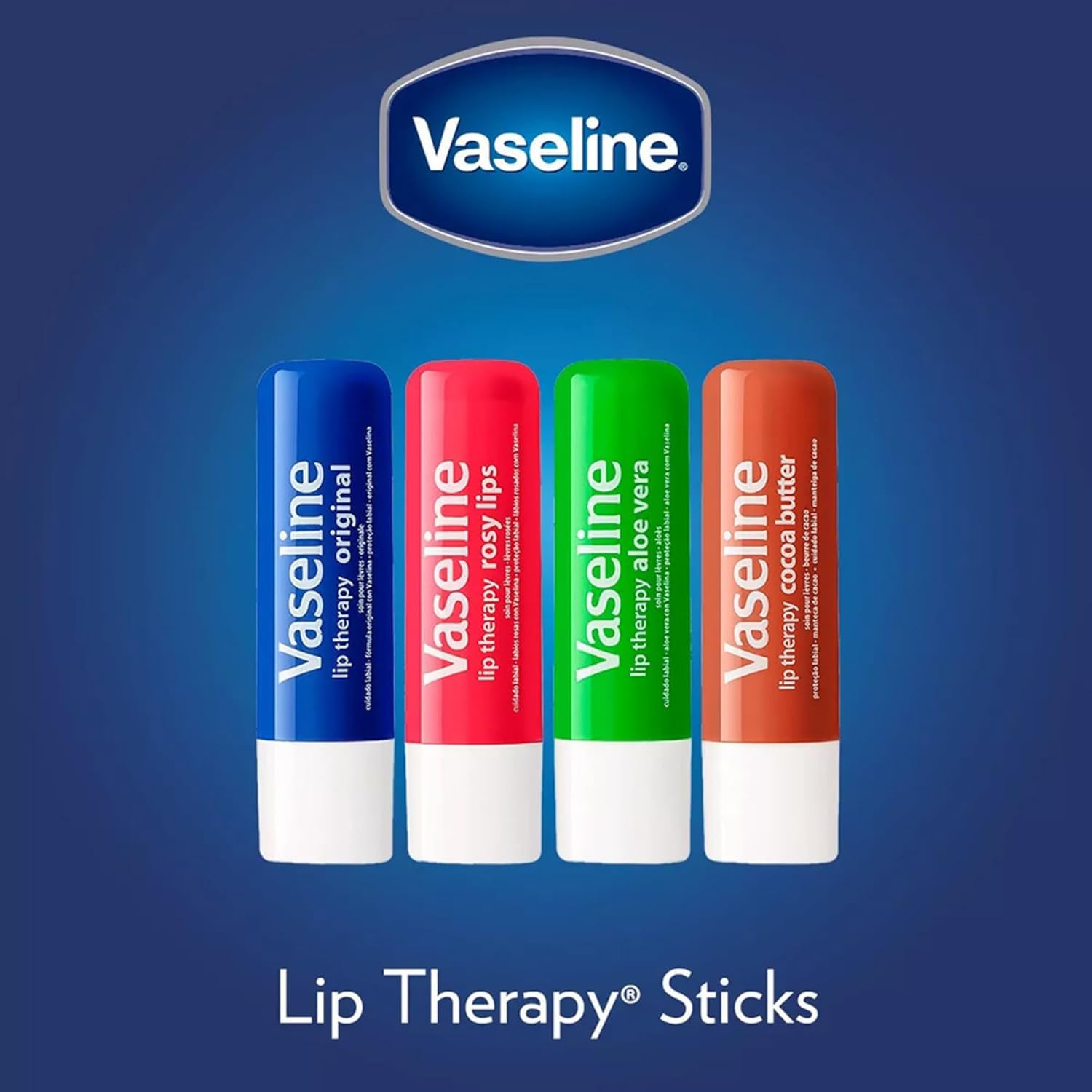 Utilisation quotidienne Vaseline Lip Therapy Beurre de cacao, protection des lèvres