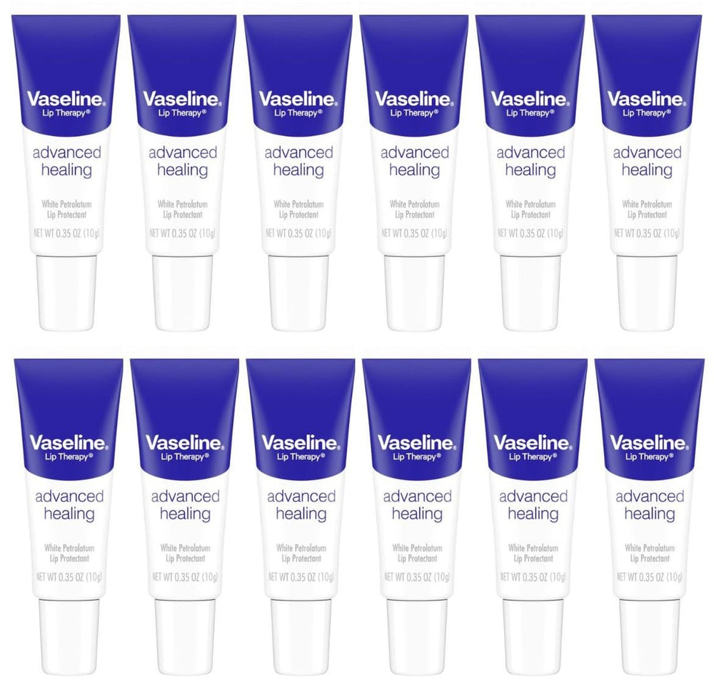 Vaseline Lip Therapy emballage compact 10 g pour emporter et hydrater.