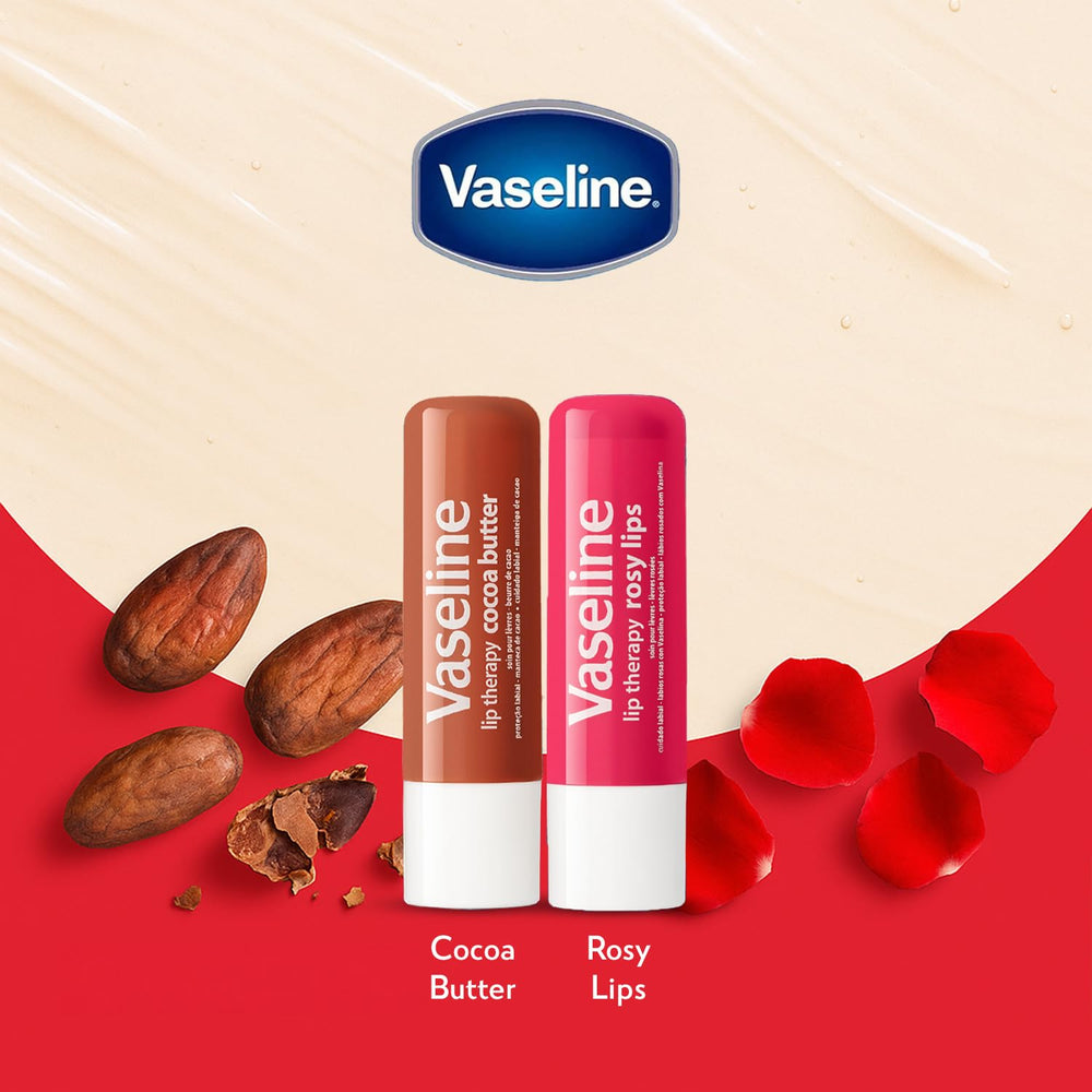 Vaseline Lip Therapy Format Portable, idéal pour hydrater les lèvres en déplacement.