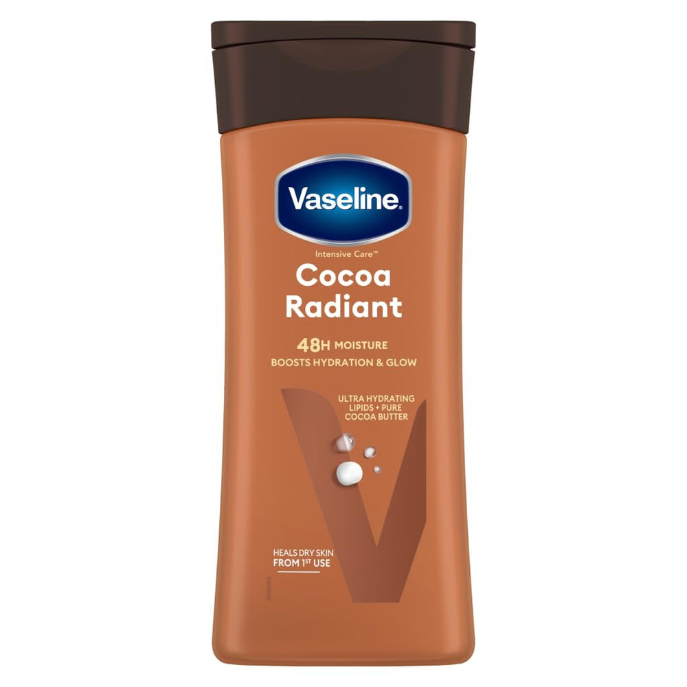 Lotion Vaseline au beurre de cacao, hydratation quotidienne après la douche.