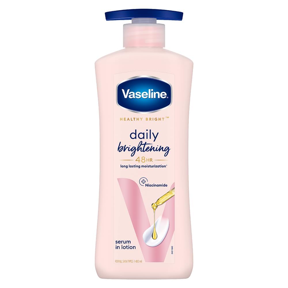 Lotion Vaseline Quotidienne au B3 sur flacon, hydratation douce pour la peau