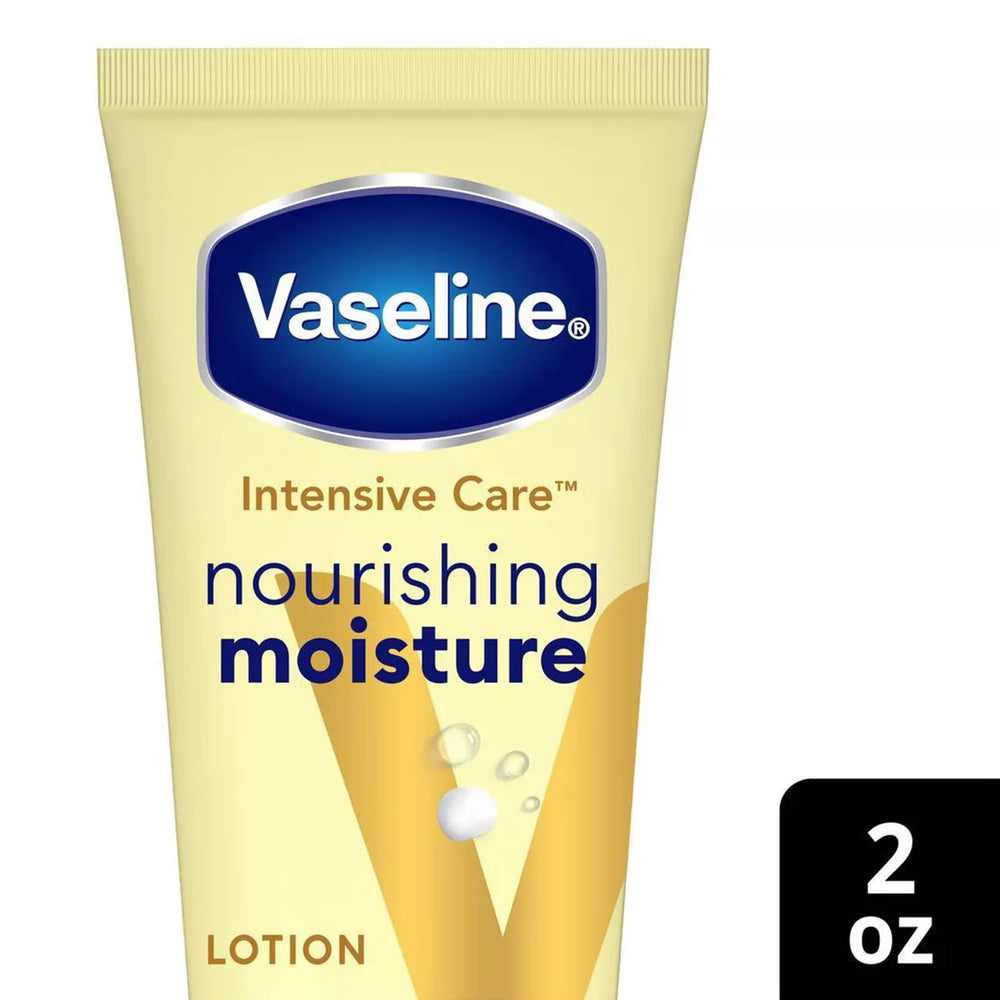 Pack double Vaseline Lotion: deux tubes 2oz pour usage domestique et voyage.